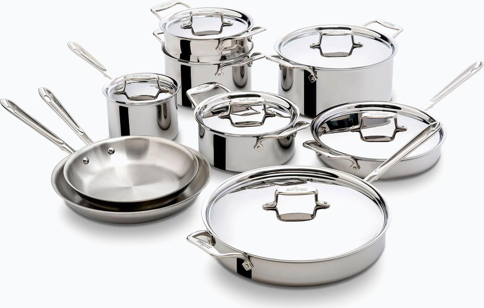 D5 Polished Stainless Steel Cookware Collection