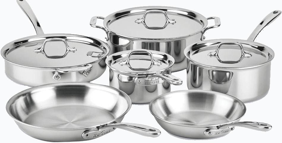 G5 Graphite Core Stainless Steel 5-Ply Bonded Cookware Stockpot with Lid 8 Quart