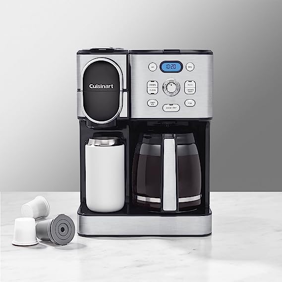 Cuisinart 12 cup clearance coffeemaker and single serve