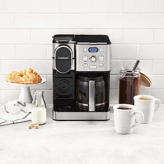 Cuisinart coffee maker 12 cup and single discount serve