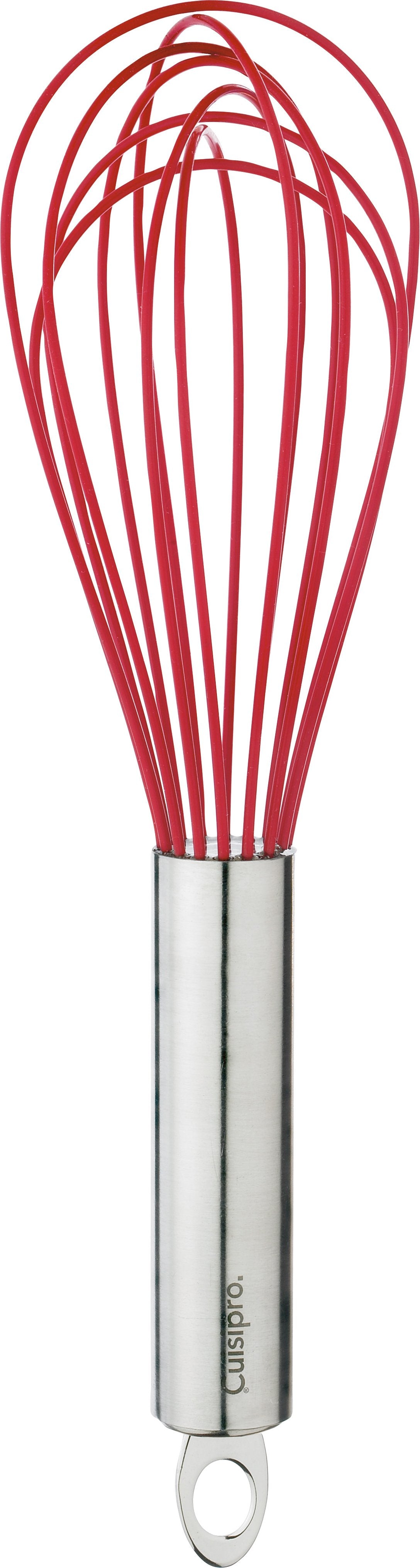 Cuisipro Frosted Silicone & Stainless Steel Flat Whisk