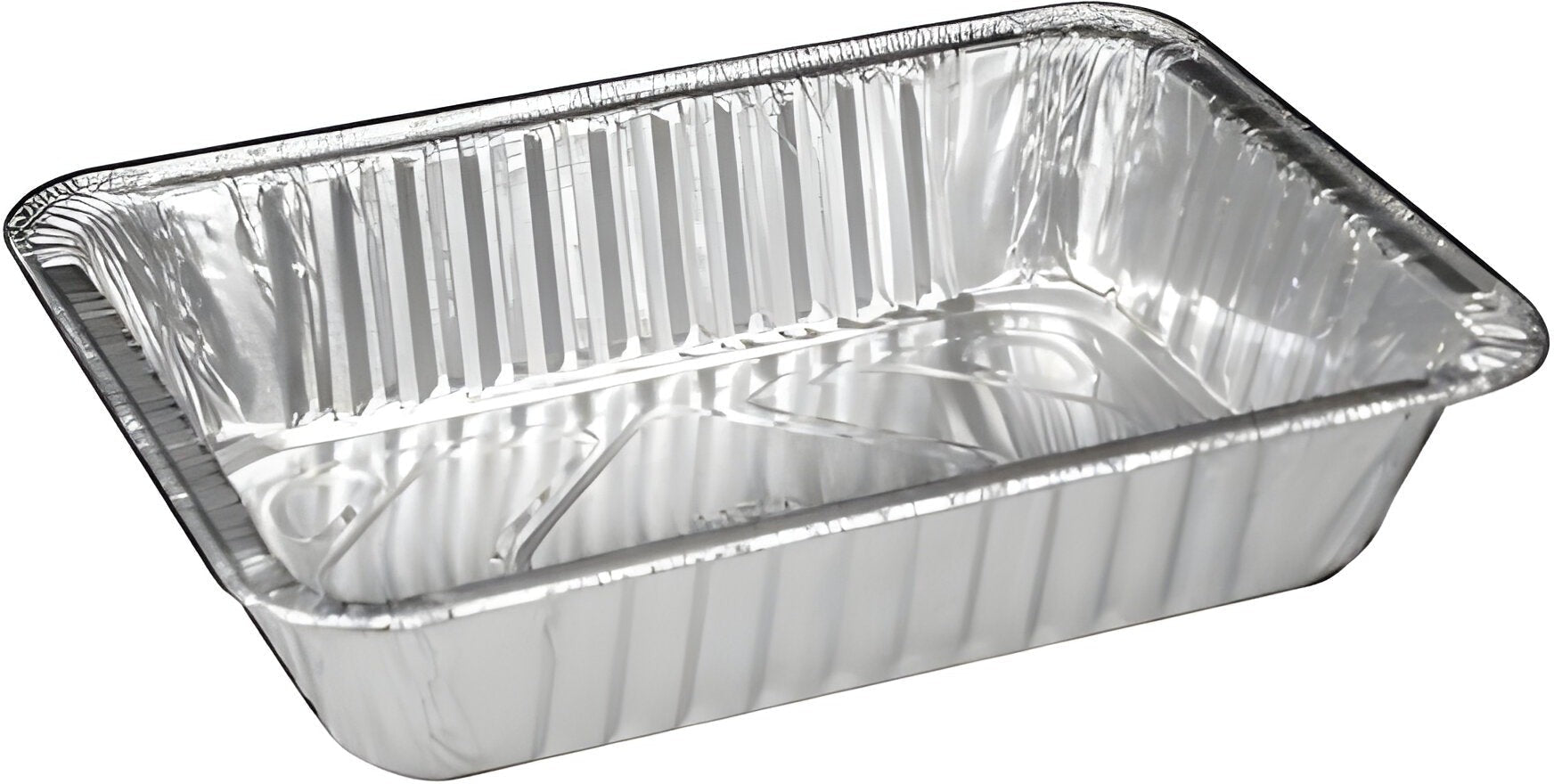 Choice 4 lb. Oblong Foil Take Out Container - 250/Case