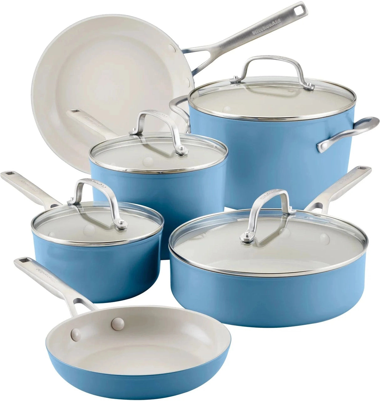 Circulon 82765 Hard Anodized Cookware Set 15-in Aluminum Cookware Set with  Lid(s) Included, 11-Piece