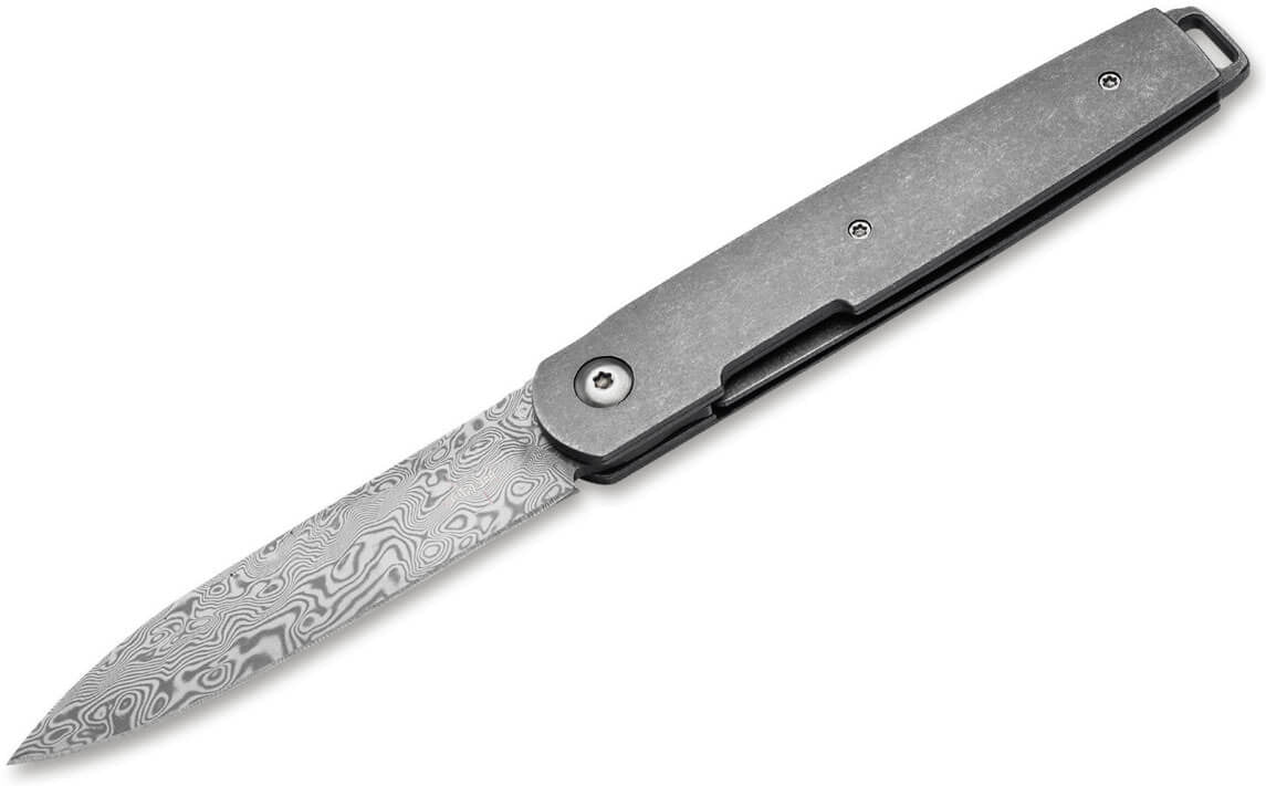 Boker - Plus LRF Damascus Pocket Knife - 01BO174DAM