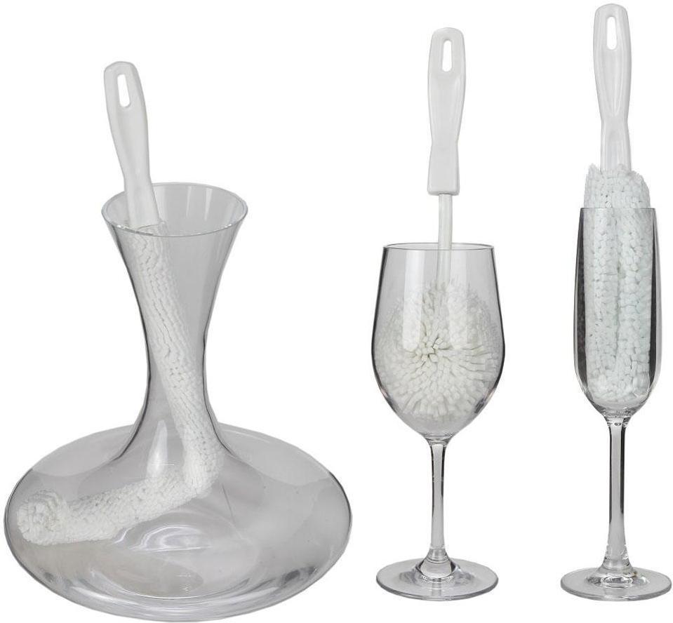 Brushtech Goblet & Stemware Washing Brushes - Set of 2 - USA