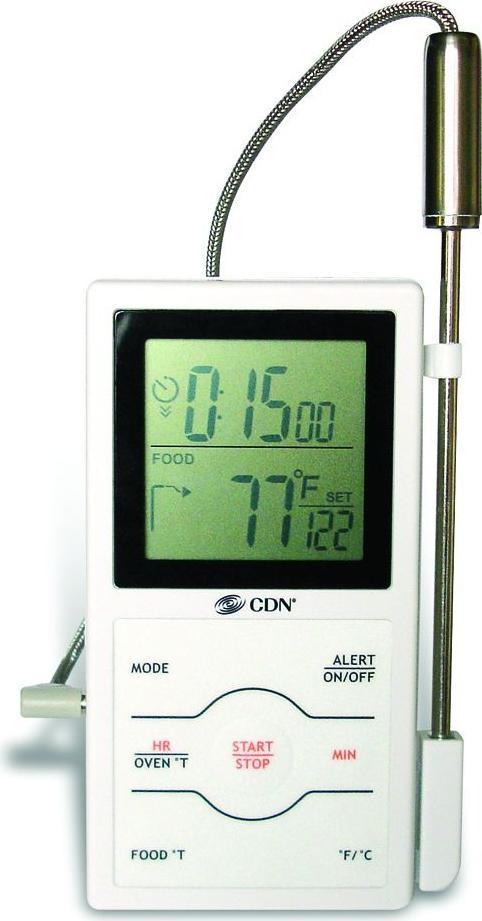CDN Dual Sensing Programmable Probe Thermometer and Timer