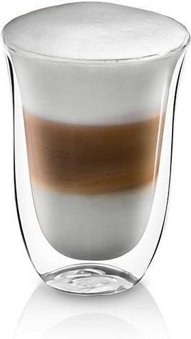 Buy DELONGHI DLSC312 Double Wall Latte Glasses - Pack of 2