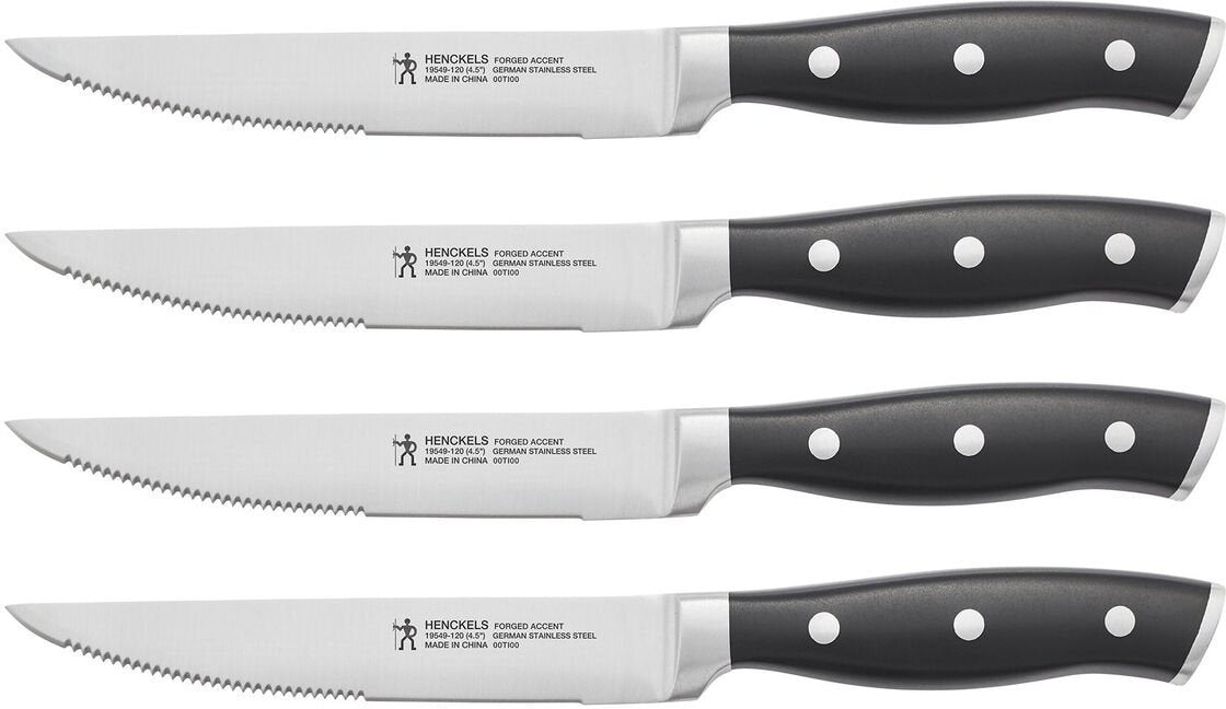 Henckels Forged Accent 4-Piece Steak Knife Set