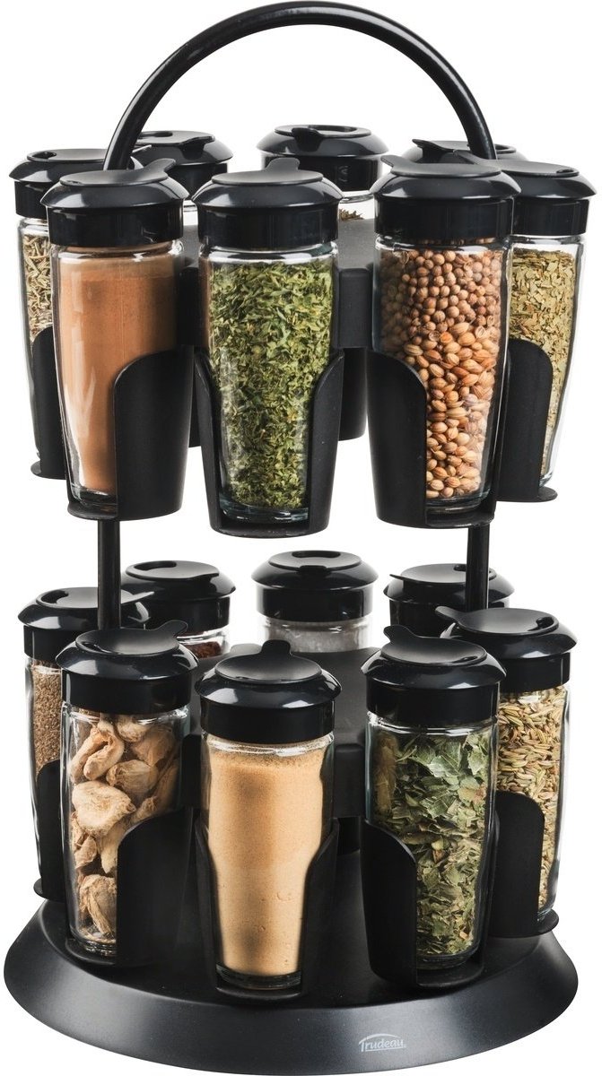 Trudeau 16 Bottle Tower Spice Carousel 05317004 ChefSupplies.ca