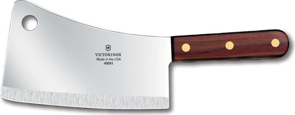 Victorinox 7.6059.9 7 x 3 Cleaver - Walnut Handle