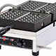 KRAMPOUZ - 4" x 7", 120 V Single Liège Waffle Maker, 180° Opening - WECDHAAS