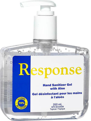 1st Response - 250 ml Liquid Hand Sanitizer with Pump, Pack of 12 - 88-02