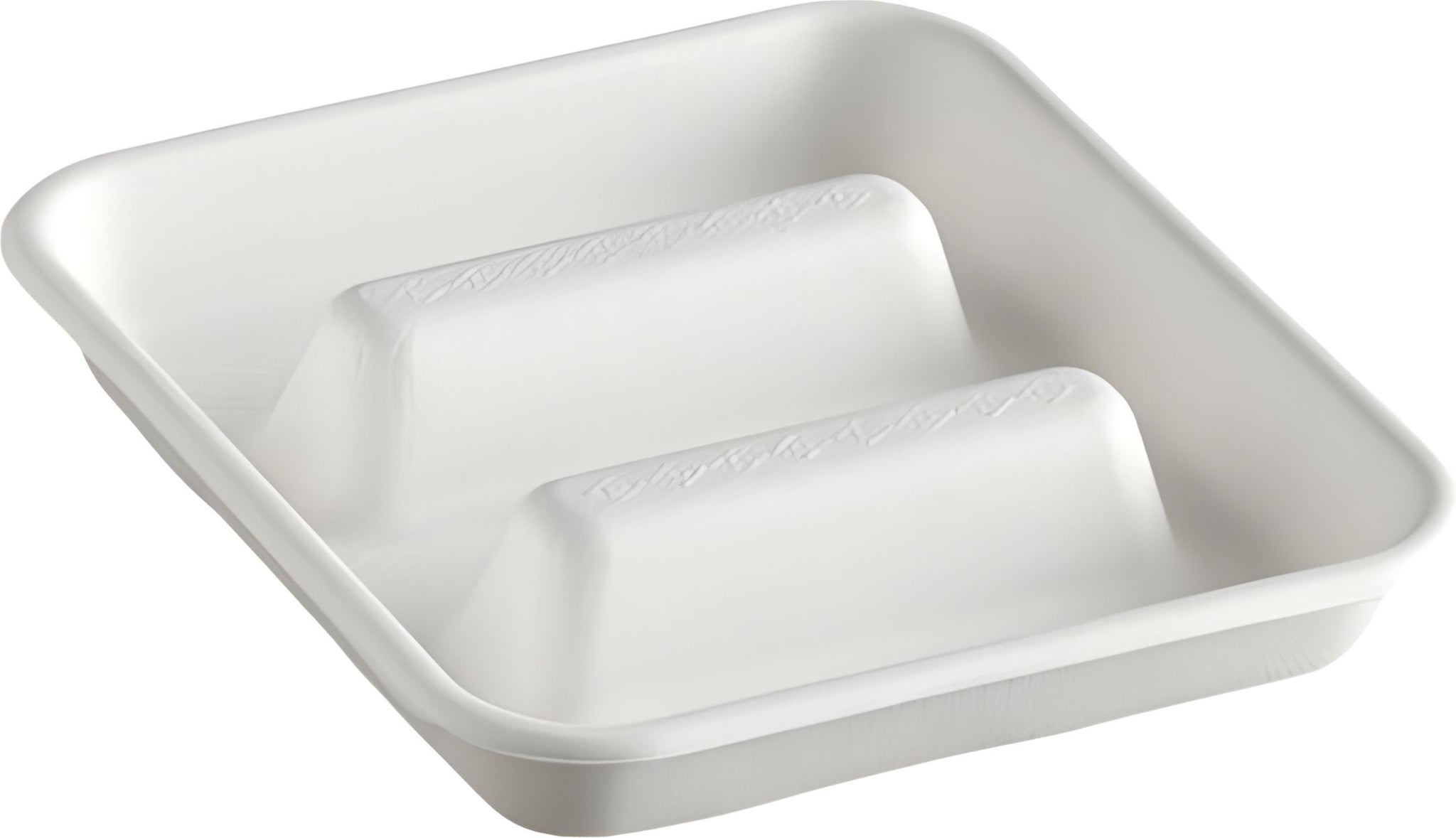 7" Square 3-Compartment WorldView Takeout Container - EPSCS73