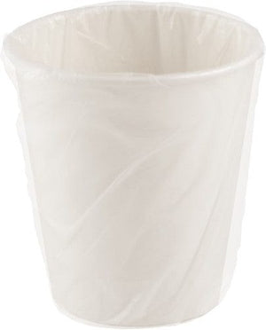 8 Oz Individually Wrapped Paper White Hot or Cold Cup, 500/Cs - MRC23355