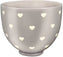 KitchenAid - 5 QT Layered Hearts Ceramic Bowl with Handle for Tilt Head Mixers - KSM2CB5CH