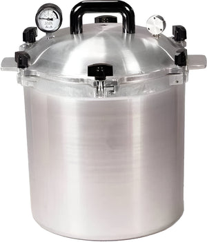 All American - 25 QT Pressure Canner / Pressure Cooker with 2 Racks - 925