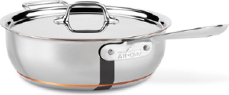 All-Clad - 4 QT Copper Core Essential Pan with Lid - 61211SS (Available February)