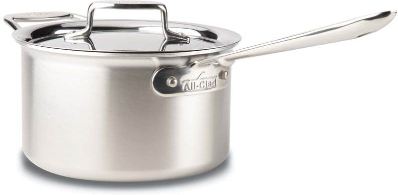 All-Clad - 4 QT G5 Graphite Core 5-Ply Sauce Pan with Lid - GR204