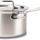 All-Clad - 4 QT G5 Graphite Core 5-Ply Sauce Pan with Lid - GR204