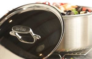 All-Clad - 8 QT D5 Brushed Stock Pot With Lid - BD55508 (Available March)