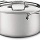 All-Clad - 8 QT D5 Brushed Stock Pot With Lid - BD55508 (Available March)