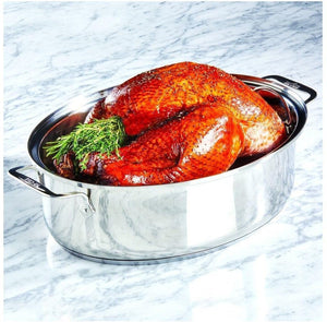 All-Clad - Covered Oval Roaster - E7879964 (Available February)