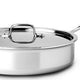 All-Clad - D3 Stainless 4 QT Saute Pan with Lid - 4404 (Available March)