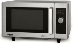 Amana - 1000W Light-Duty Commercial Microwave Oven with Dial Controls - RMS10DS