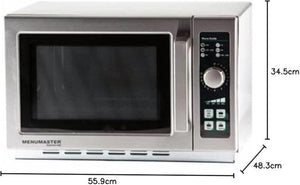 Amana - 1000W Menumaster Dial Control Medium Volume Commercial Microwave Oven - MCS10DSE