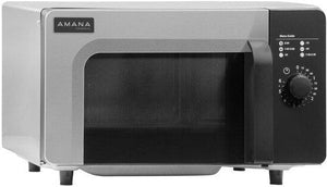 Amana - 1000W Stainless Steel Commercial Microwave - RMS10DSA