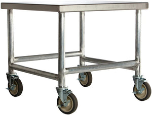 Amana - 24" Stainless Top & Aluminum Frame Cart With Casters - CA24