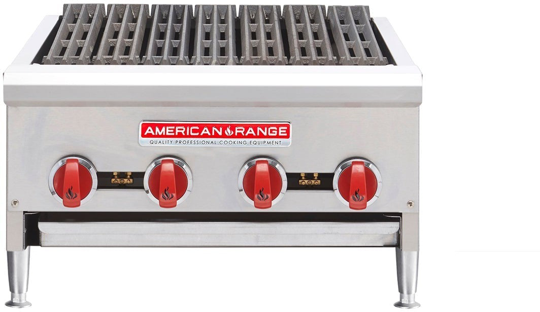 American Range - 24" Char-Rock Broiler, Stainless Steel - ARRB-24