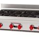 American Range - 36" Countertop Hot Plates, Stainless Steel - ARHP-36-6