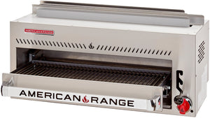 American Range - 36" Salamander Broiler, Single Control with 1 Burner, Stainless Steel - ARSM-36