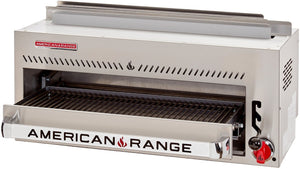 American Range - 36" Salamander Broiler, Single Control with 2 Burners, Stainless Steel - ARSB-36