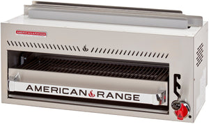 American Range - 36" Salamander Broiler, Single Control with 2 Burners, Stainless Steel - ARSB-36