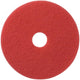 Americo - 12" Red Buffing Floor Pads, Pack of 5 - 404412