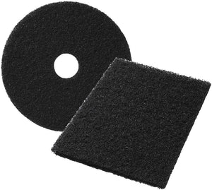 Americo - 14" Black Stripping Floor Pads, 5 Pads/Case - 400114