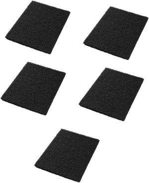 Americo - 14" x 20" Black Stripping Floor Pads, 5/Cs - 40011420