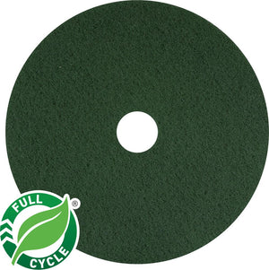 Americo - 17" Green Stripping Floor Pads, 5/Cs - 400317