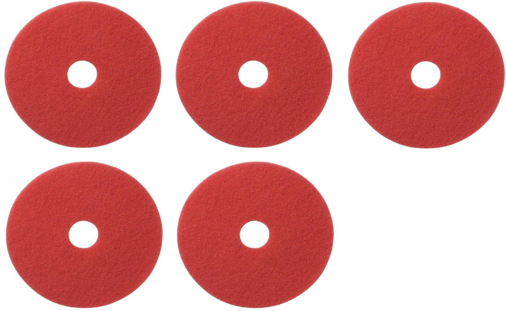 Americo - 21" Red Buffing Floor Pads, Pack of 5 - 404421