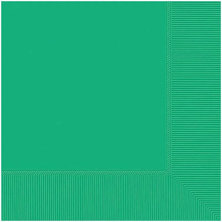 Amscan - 2 Ply Green Dinner Napkins, 600/Cs - 62215.03