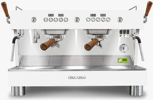 Ascaso - BARI T 1 Joy 2 Group Espresso Machine White/Wood - BT119U (Special Order Item)