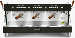 Ascaso - BARI T 1 Joy 3 Group Espresso Machine Black/Wood - BT122U (Special Order Item)