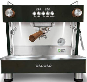 Ascaso - Barista T One 1 Group Espresso Machine Black/Wood - BT.35U