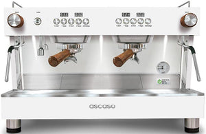 Ascaso - Barista T One 2 Group Espresso Machine White/Wood - BT..3U (Special Order Item)