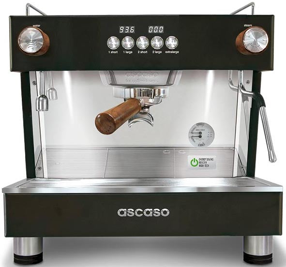 Ascaso - Barista T One Raised 1 Group Espresso Machine Black/Wood - BT.36U (Special Order Item)