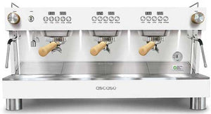 Ascaso - Barista T One Raised 3 Group Espresso Machine White/Wood - BT.10U