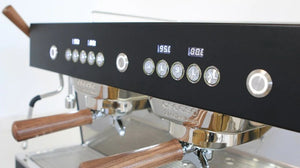 Ascaso - Barista T Plus 2 Group Espresso Machine Black/Wood - BT.13U (Special Order Item)