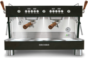 Ascaso - Barista T Plus 2 Group Espresso Machine Black/Wood - BT.13U (Special Order Item)